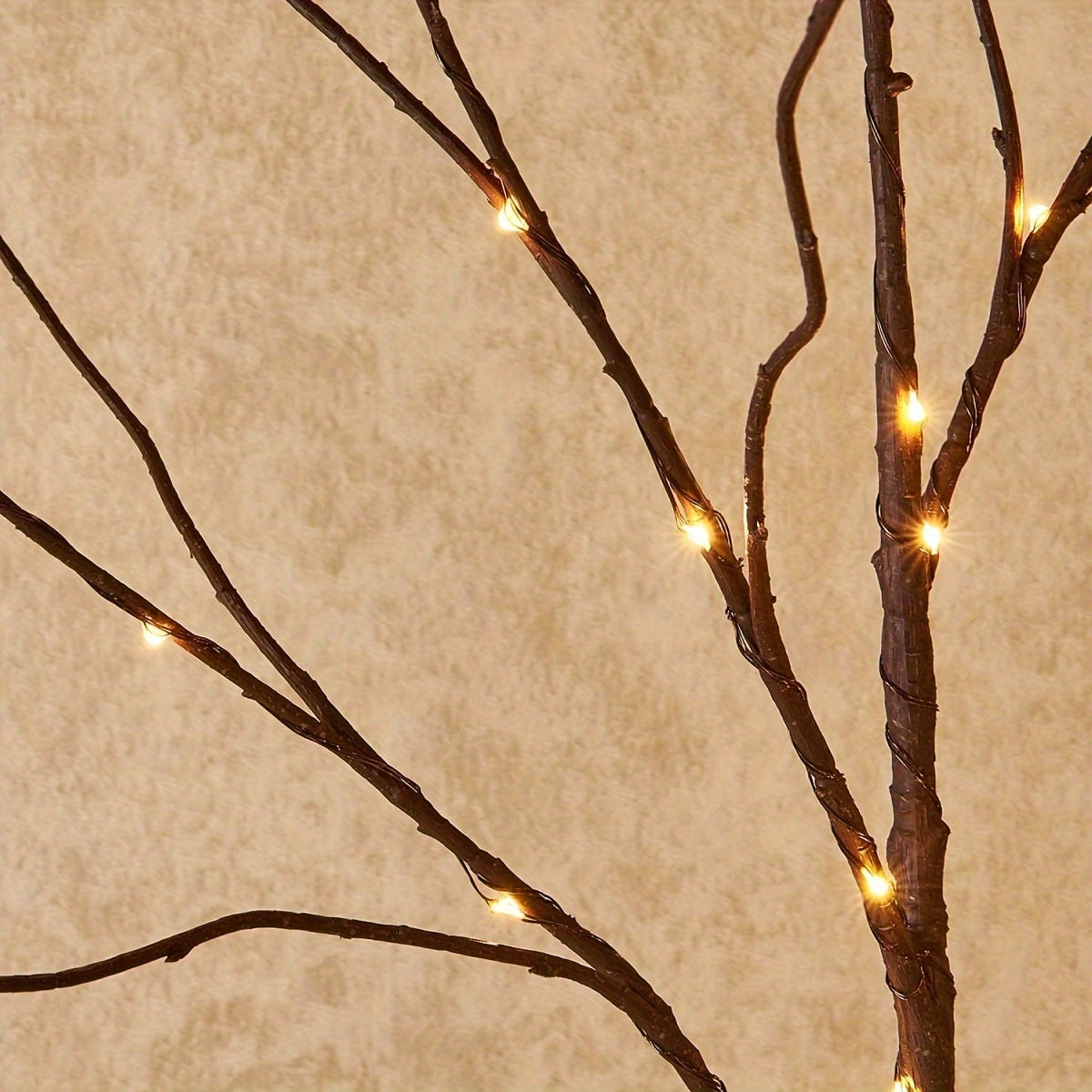 NEAXTLY - Enchanting Battery-Powered 50-LED Birch Branch Lights with Adjustable Brightness for Chic Decor