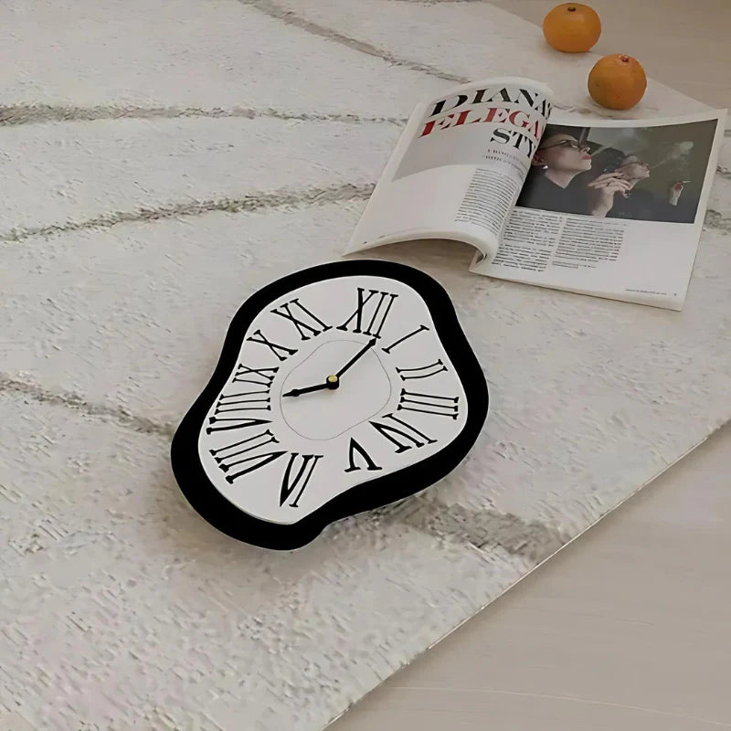 Large wall clock with unique design – A bold, oversized clock with an eye-catching style.
